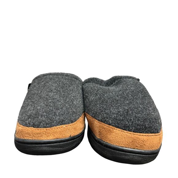 Haggar Mens Clog Slippers Size Medium Gray Felt Memory Foam Lightweight New - Picture 5 of 10
